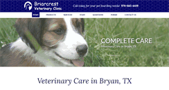 Desktop Screenshot of briarcrestveterinary.com